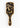 Square Paddle Hair Brush - Beige Tortoise